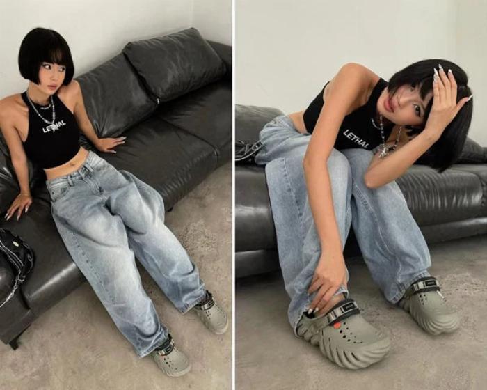 Trẻ trung, năng động và quyến rũ với set đồ áo croptop và quần thể thao nữ