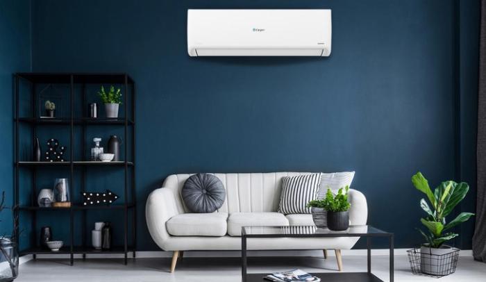 Một hình ảnh minh họa cách đo ba chiều (dài, rộng, cao) của một căn phòng để tính thể tích, chuẩn bị cho việc chọn công suất máy lạnh.