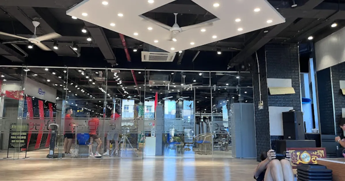 Không gian đẹp mắt tại phòng tập Blue Gym