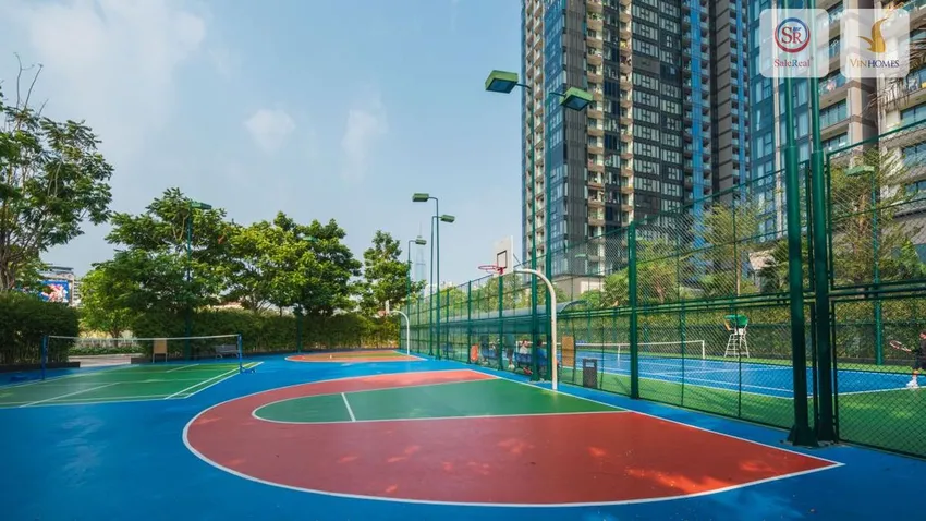 Sân bóng rổ Vinhomes Bason Golden River là 1 trong những sân bóng rổ Sài Gòn
