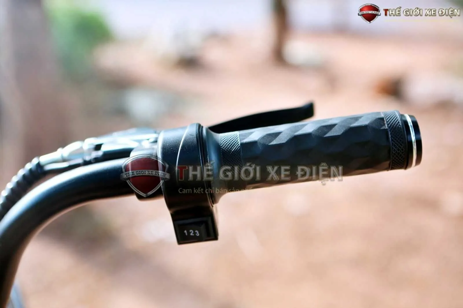 Tay ga xe đạp điện