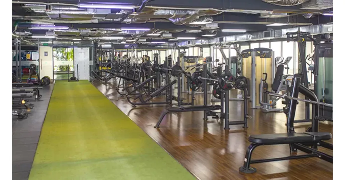 Không gian phòng tập rộng rãi tại Nutrition Fitness