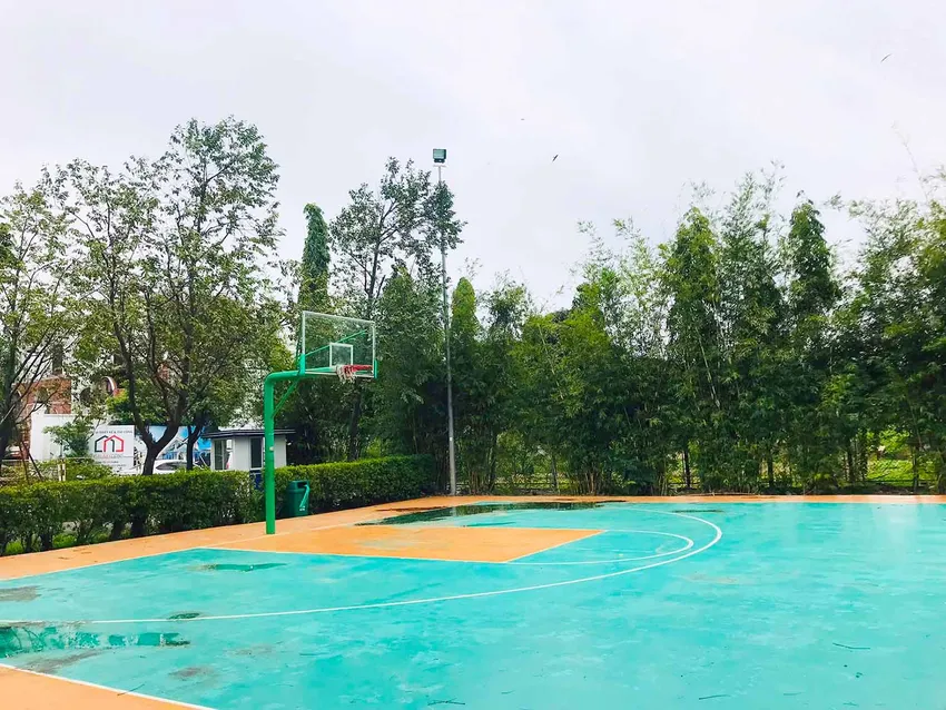 Sân bóng rổ Opal Riverside tại quận Thủ Đức là một trong những sân bóng rổ Sài Gòn