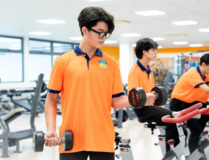 Môi trường giảng dạy năng động giúp sinh viên rèn luyện khả năng thể dục thể thao