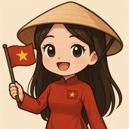 Vì sao ảnh chibi cầm cờ Việt Nam luôn tạo cảm giác tự hào mà không hề sến