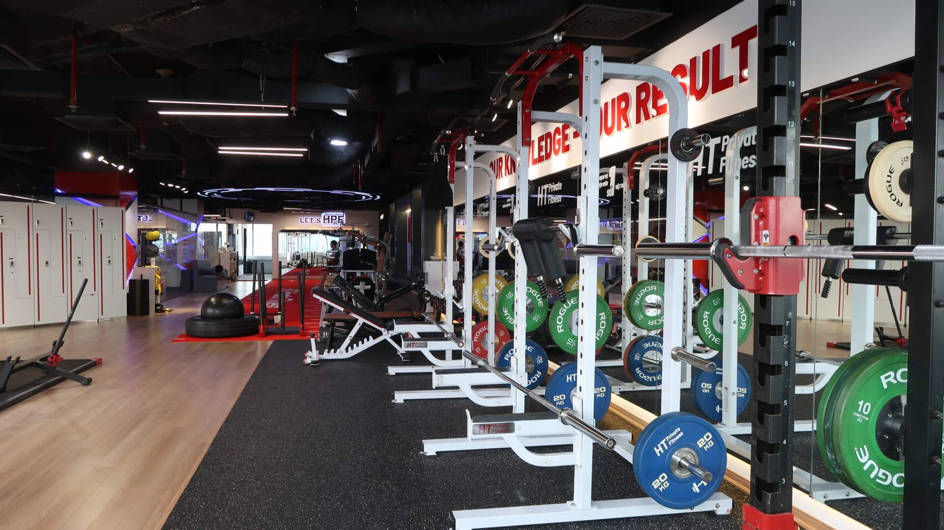 Không gian tập luyện rộng gần 1.000 m2