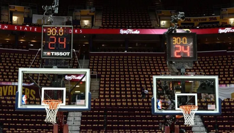 Tình huống bóng nhảy khởi đầu trận đấu bóng rổ