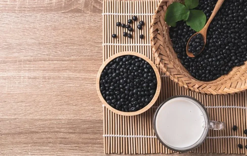 cách làm bột gạo lứt giảm cân với đậu đen