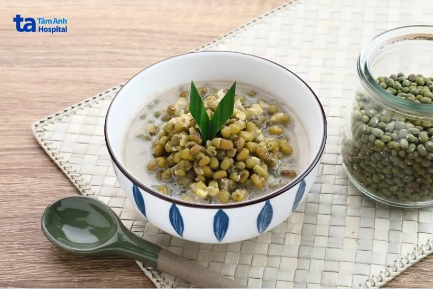 cháo đậu xanh là món ăn dễ tiêu hóa