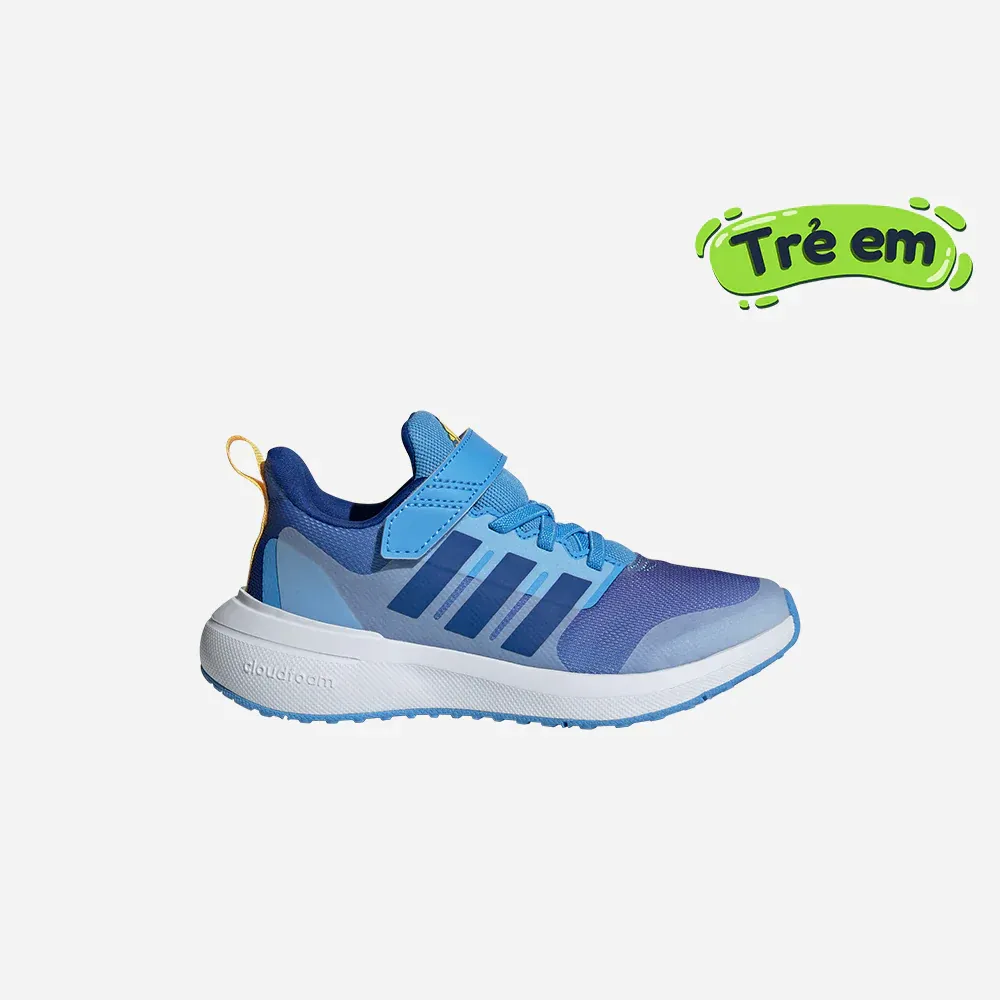Giày Thể Thao Trẻ Em Adidas Fortarun 2.0 Cloudfoam Elastic Lace - Xanh Dương