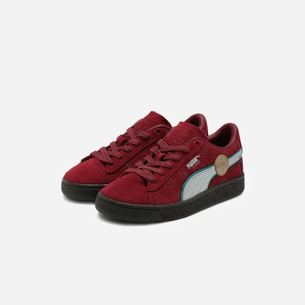 Giày Thể Thao Trẻ Em Puma Suede 2 One Piece Ps Team Regal - Đỏ