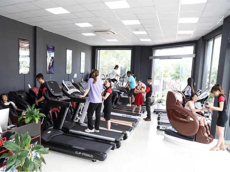 Showroom Elipsport Tây Ninh với không gian trưng bày chuyên nghiệp
