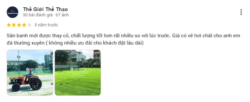 Đánh giá sân An Phúc 2 từ người chơi thực tế.