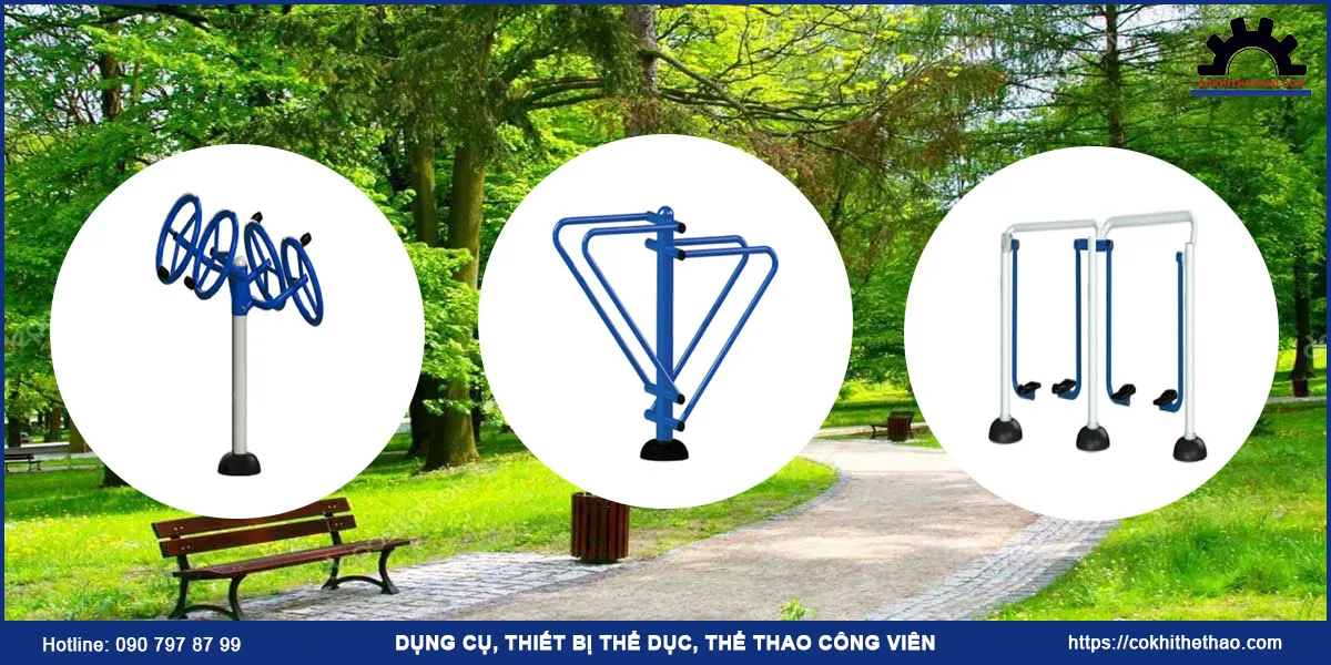 Đặt mua dụng cụ thể thao công viên