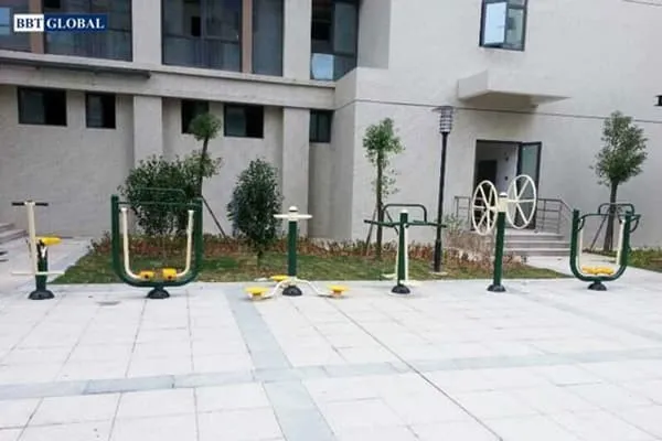 Dụng cụ thể thao tại khu chung cư