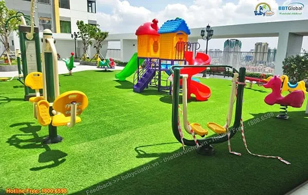 Dụng cụ thể thao tại khu chung cư