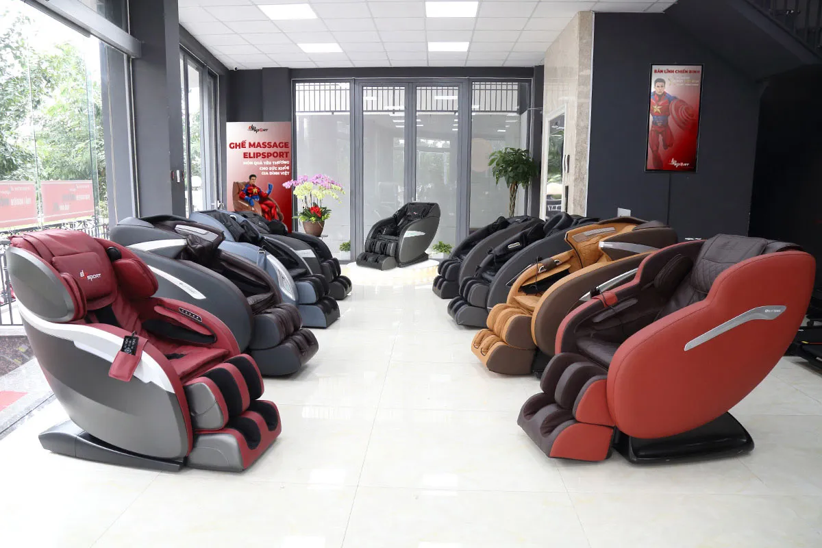 Ghế massage ELIP giúp thư giãn và phục hồi sau tập luyện