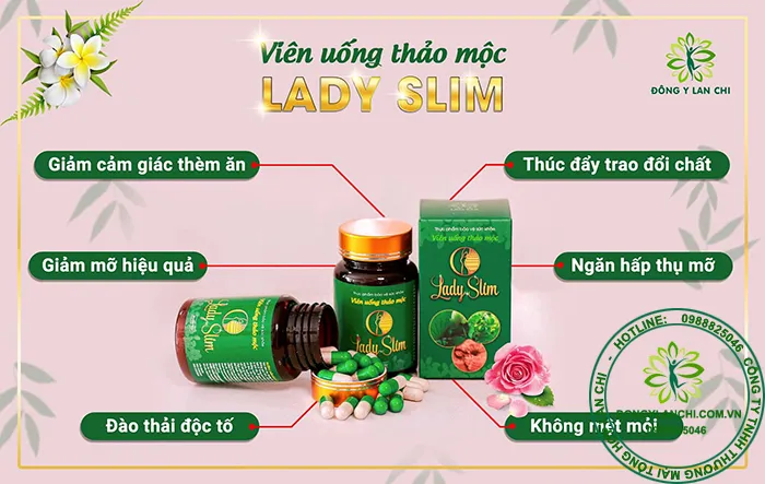Cơ chế hoạt động của viên uống giảm cân Lady Slim Lan Chi