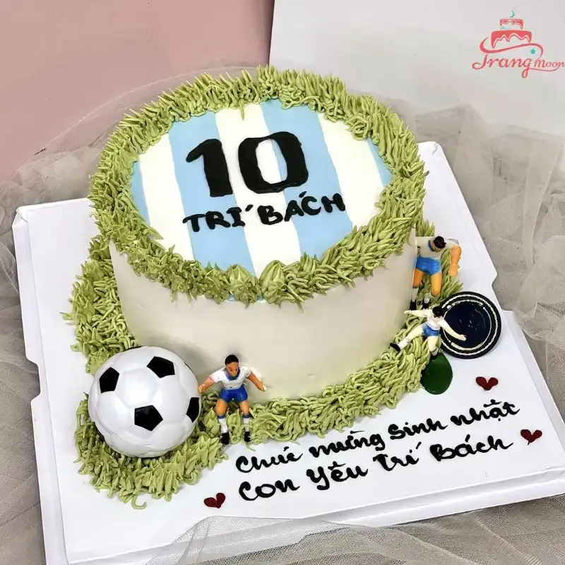 bánh sinh nhật bóng đá áo đấu