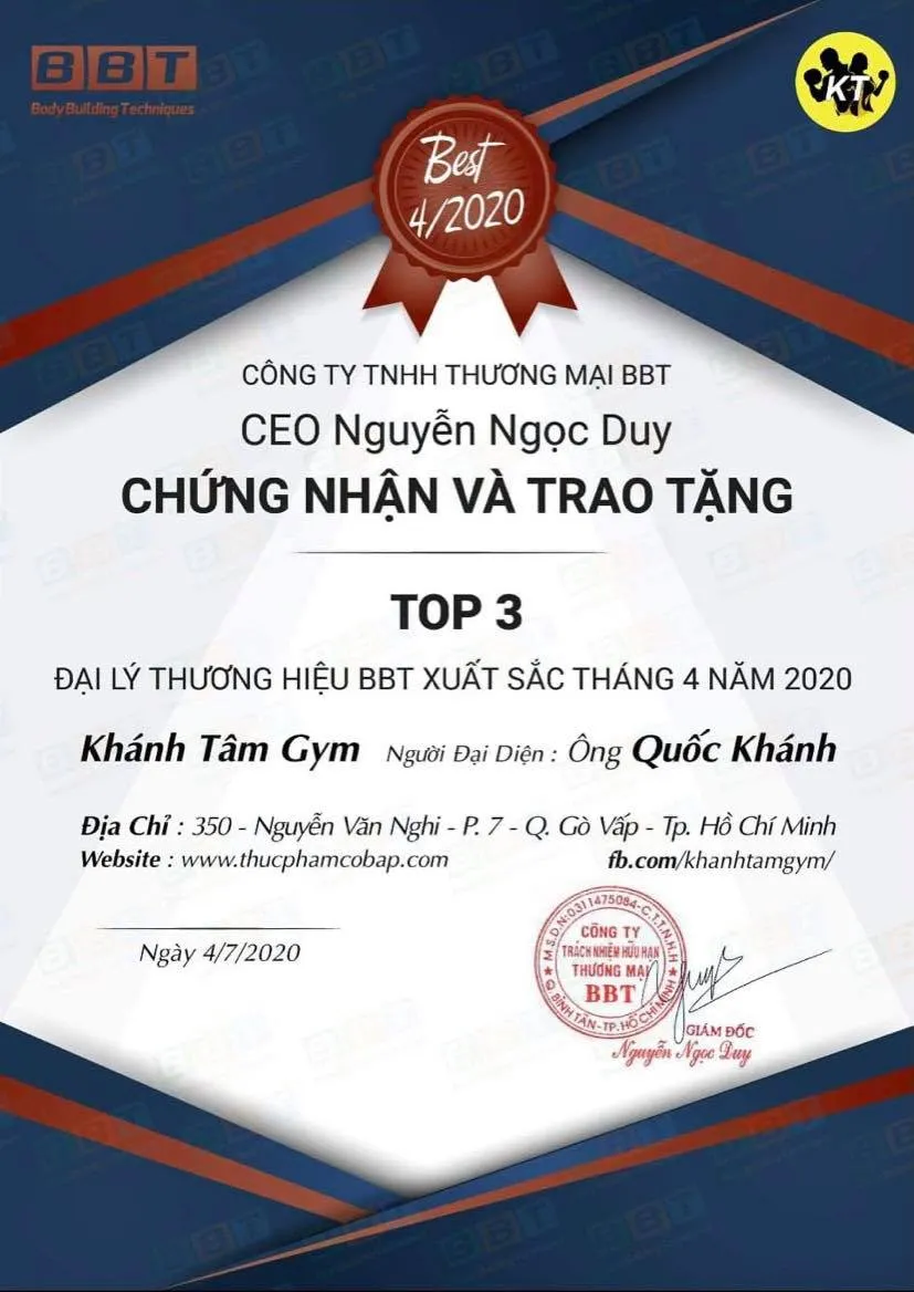 Khánh Tâm – Đại lý BBT Gò Vấp