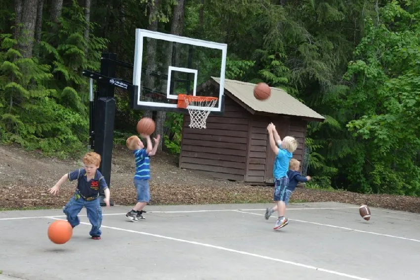 Kích thước sân bóng rổ mini