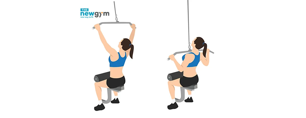 Lat pulldown phát triển cơ lưng xô cho người mới tập gym