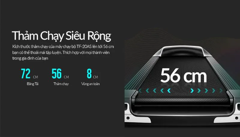 Thảm chạy Diamond Running Belt 7 lớp chống trơn trượt hiệu quả