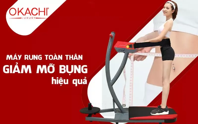 Máy rung toàn thân giảm mỡ bụng hiệu quả