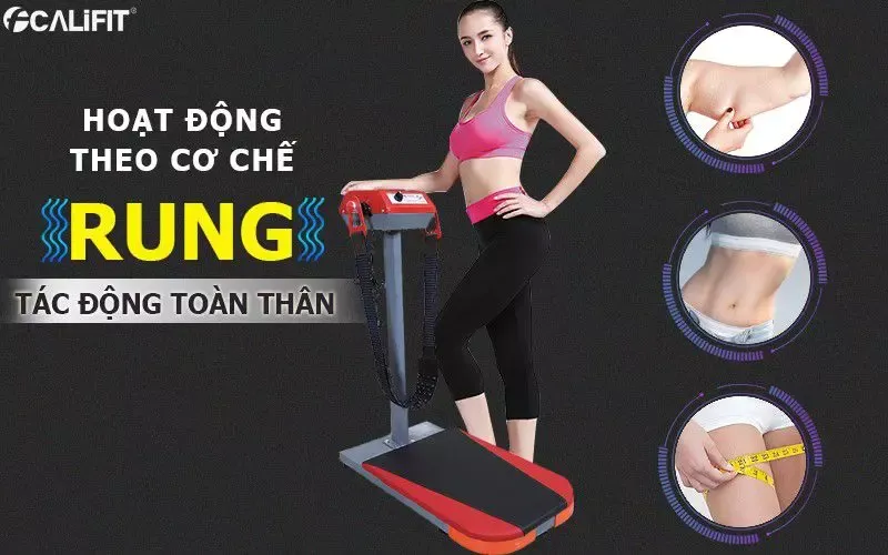 Hoạt động theo cơ chế rung tác động toàn thân