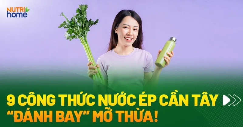 Nước ép cần tây giảm cân