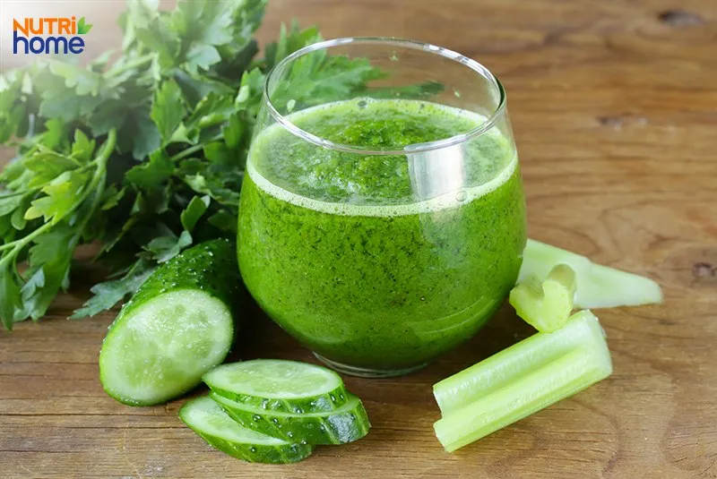 Nước ép cần tây và dưa leo