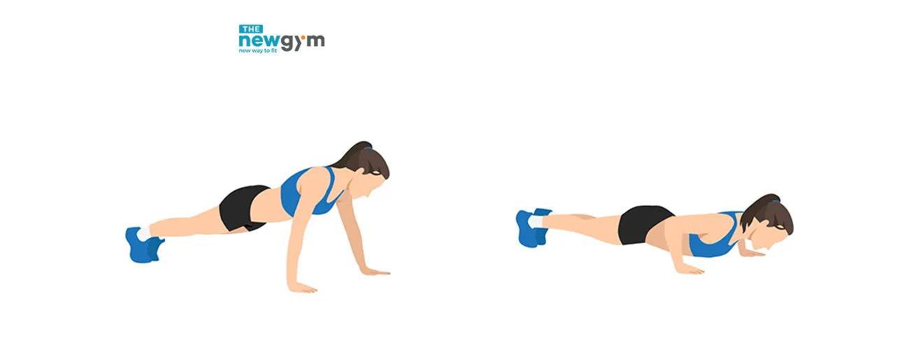 Push up xây dựng sức mạnh ngực và vai cho người mới tập gym