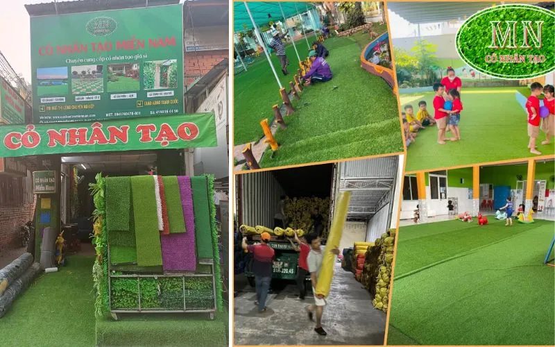 Thảm cỏ nhân tạo Miền Nam – Đơn vị cung cấp sỉ lẻ, tư vấn và thi công thảm cỏ nhân tạo