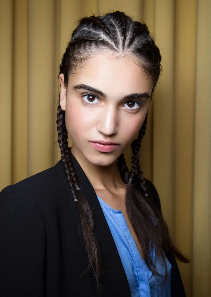 Tóc tết Cornrow sát da đầu cho vận động viên