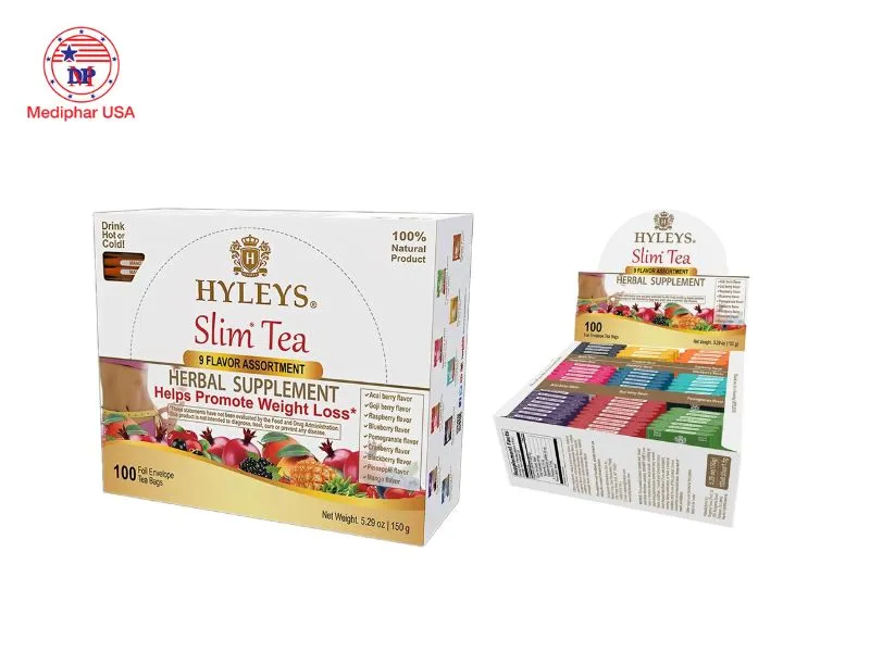 Trà giảm cân thảo mộc của mỹ Hyleys Slim Tea