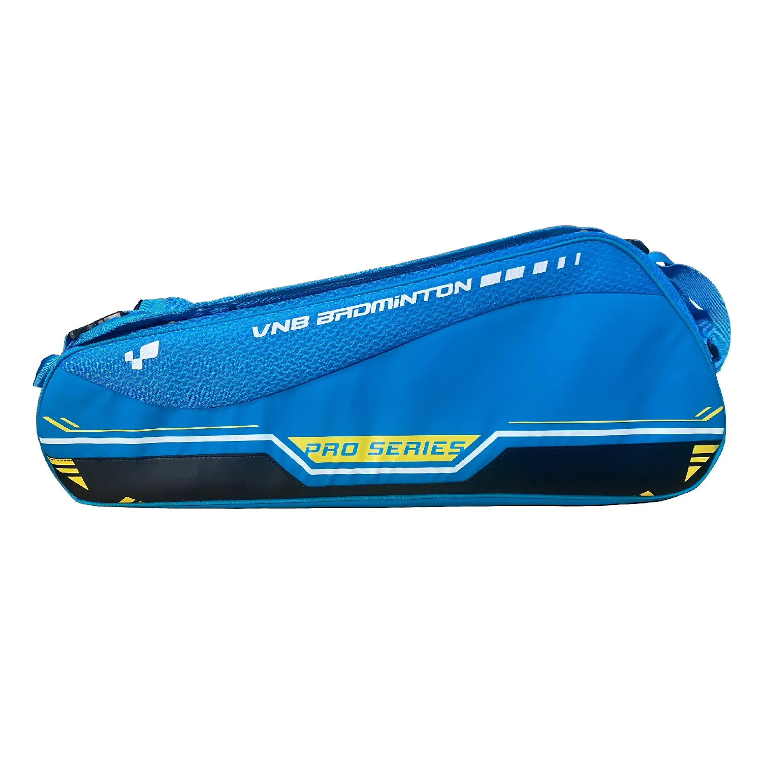 Chi tiết ngăn chứa rộng rãi của túi đựng vợt cầu lông VNB phiên bản giới hạn