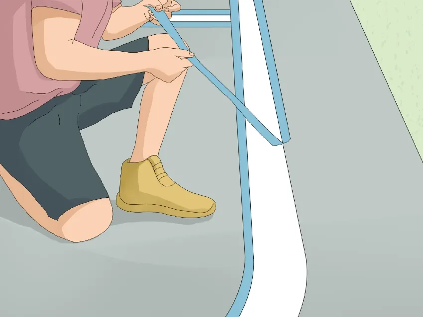 Sơn phải được phân bố đều và mịn màng trên bề mặt sân