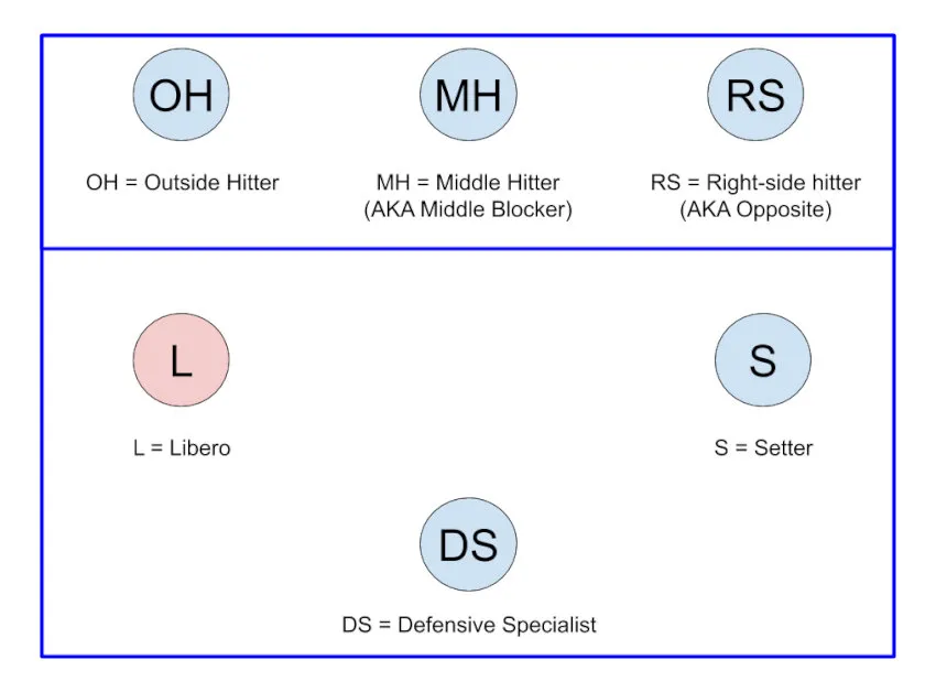 Vị trí đối chuyền