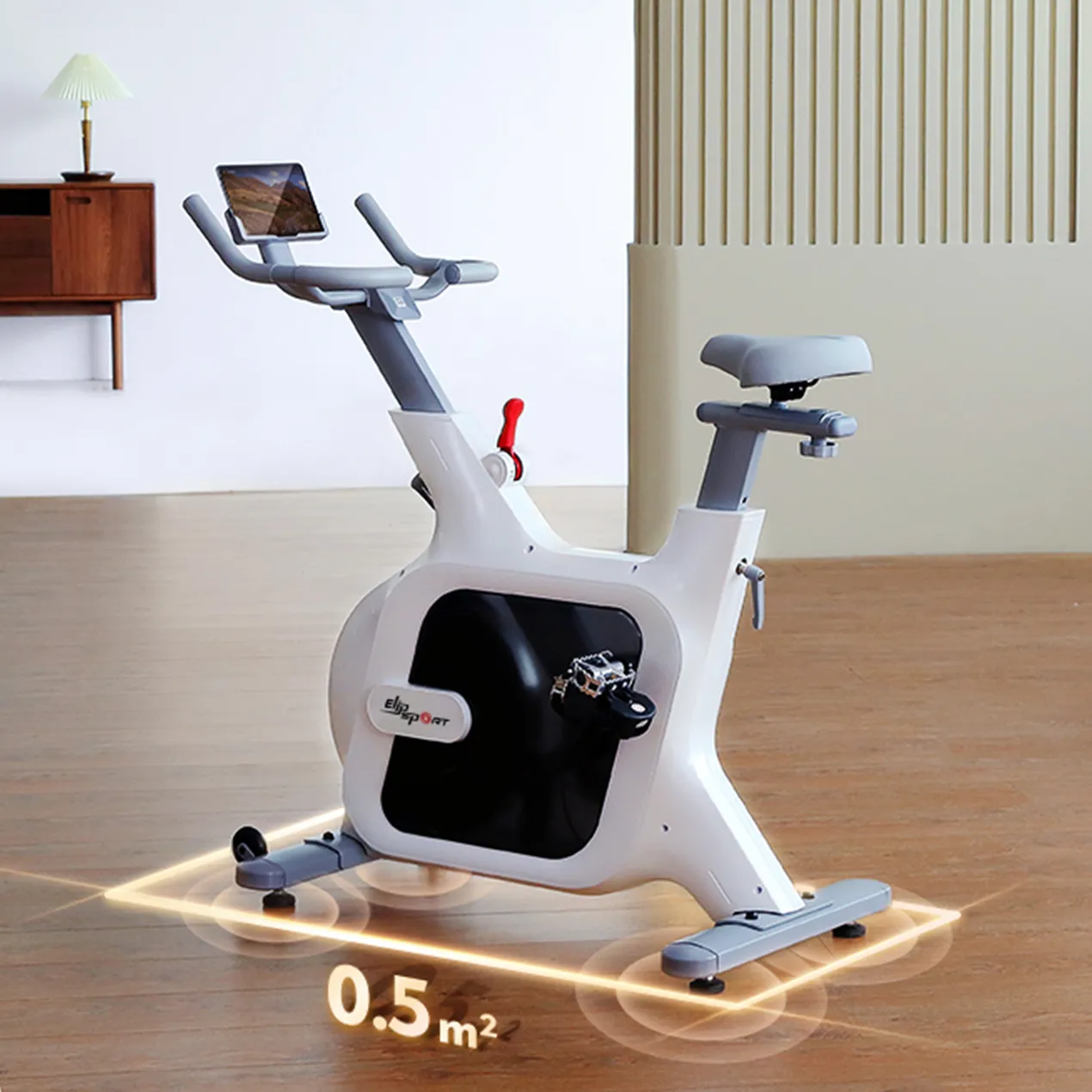 xe đạp tập thể dục trong nhà ELIP Marcus nhỏ gọn