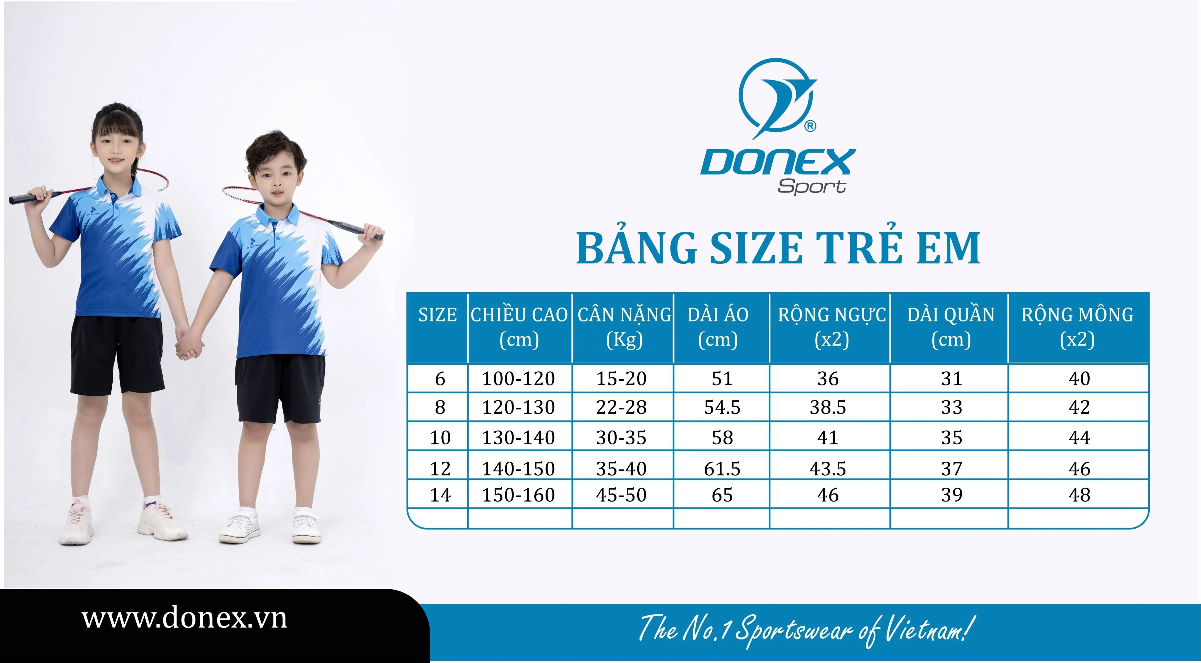 Áo thể thao trẻ em TC-1094 với nhiều màu sắc